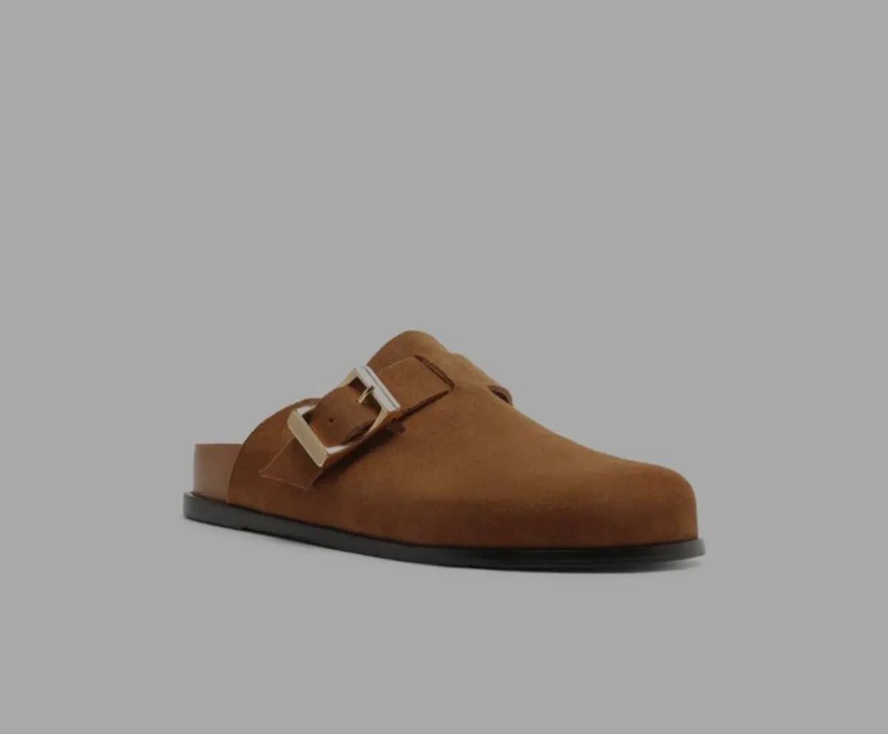 Papete AREZZO Clog Sabote Marron Acamurçada 38