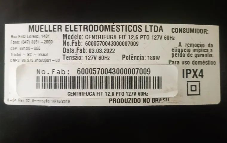 Centrifuga de Rupas Mueller - Foto 5