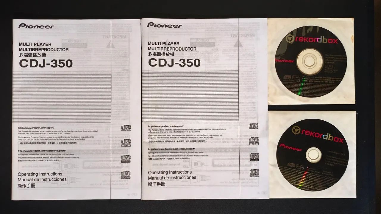 Par de CDJs 350 Pioneer + Mixer DDM 4000 Behringer + Case - Foto 5