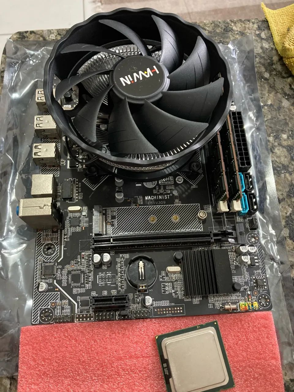 Placa mãe x79 LGA 1356 com defeito - Foto 3