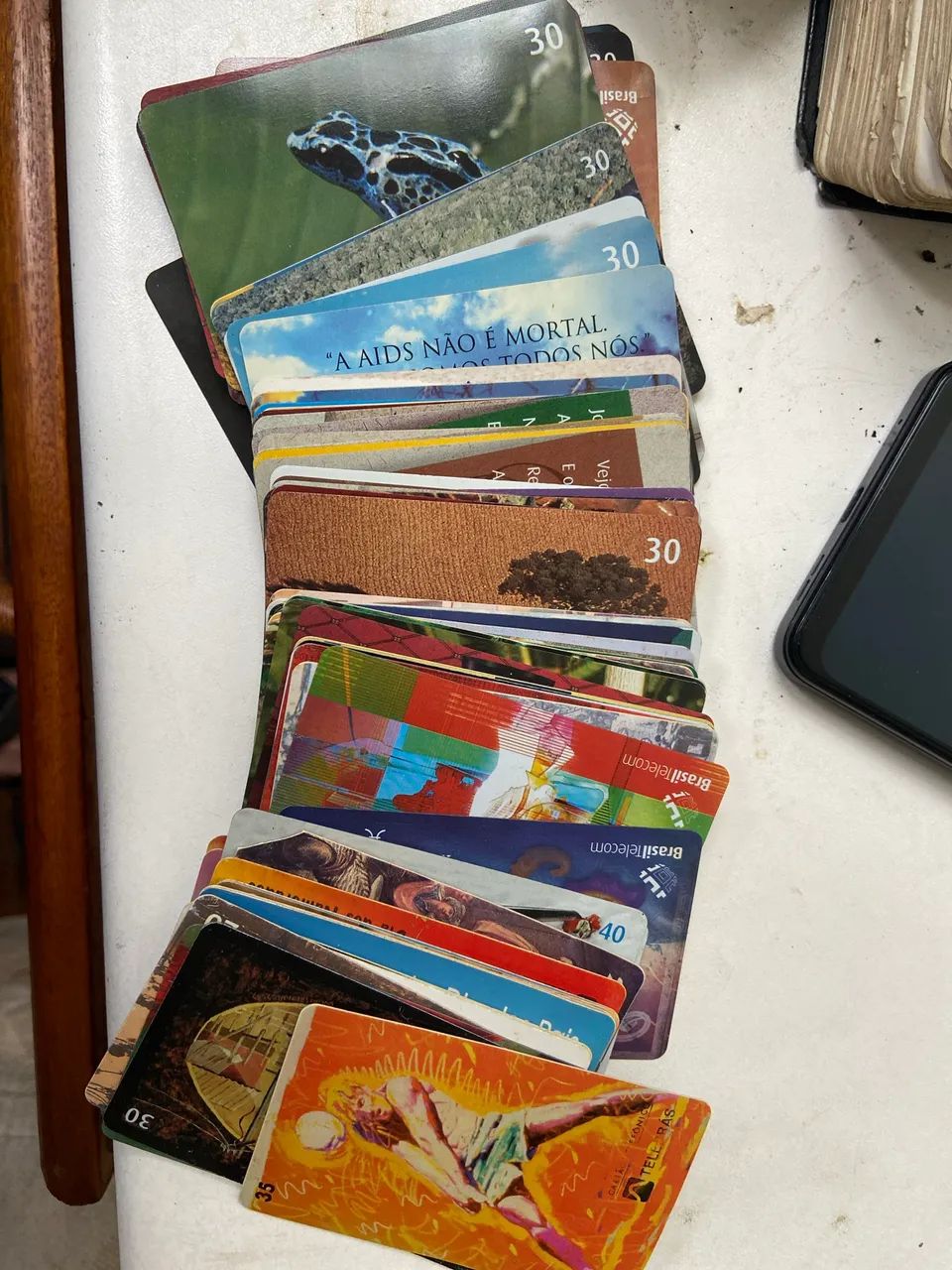 Cartão de telefone antigos - Foto 2