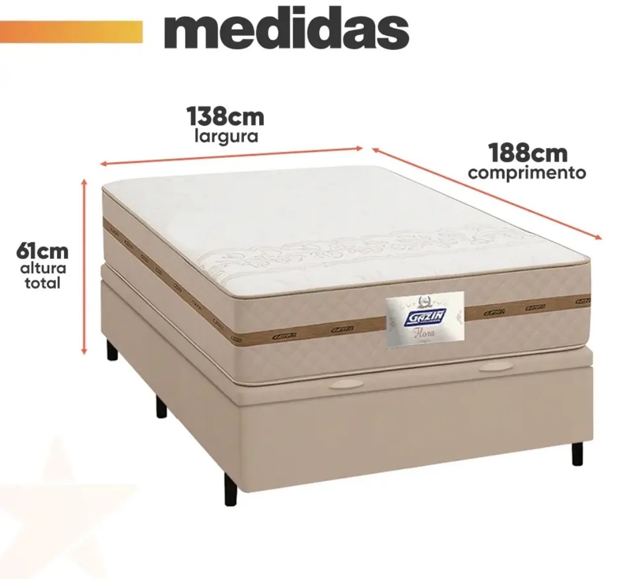Cama box baú
