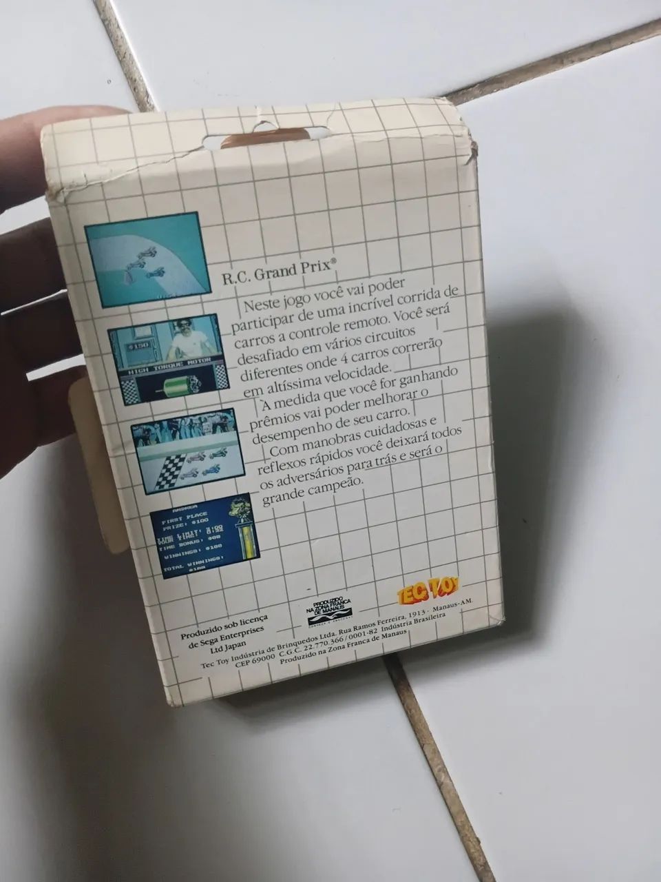Jogo Master System R. C. Grand Prix - Foto 4