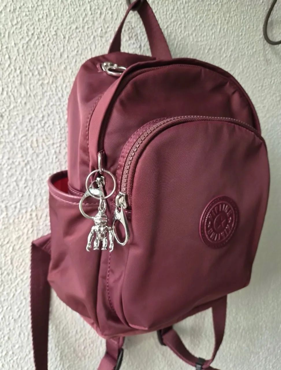 mochila Kipling Délia mini vinho