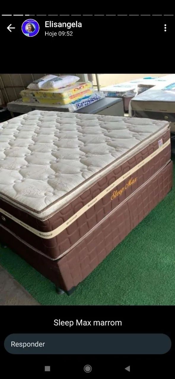 Cama casal disponível 