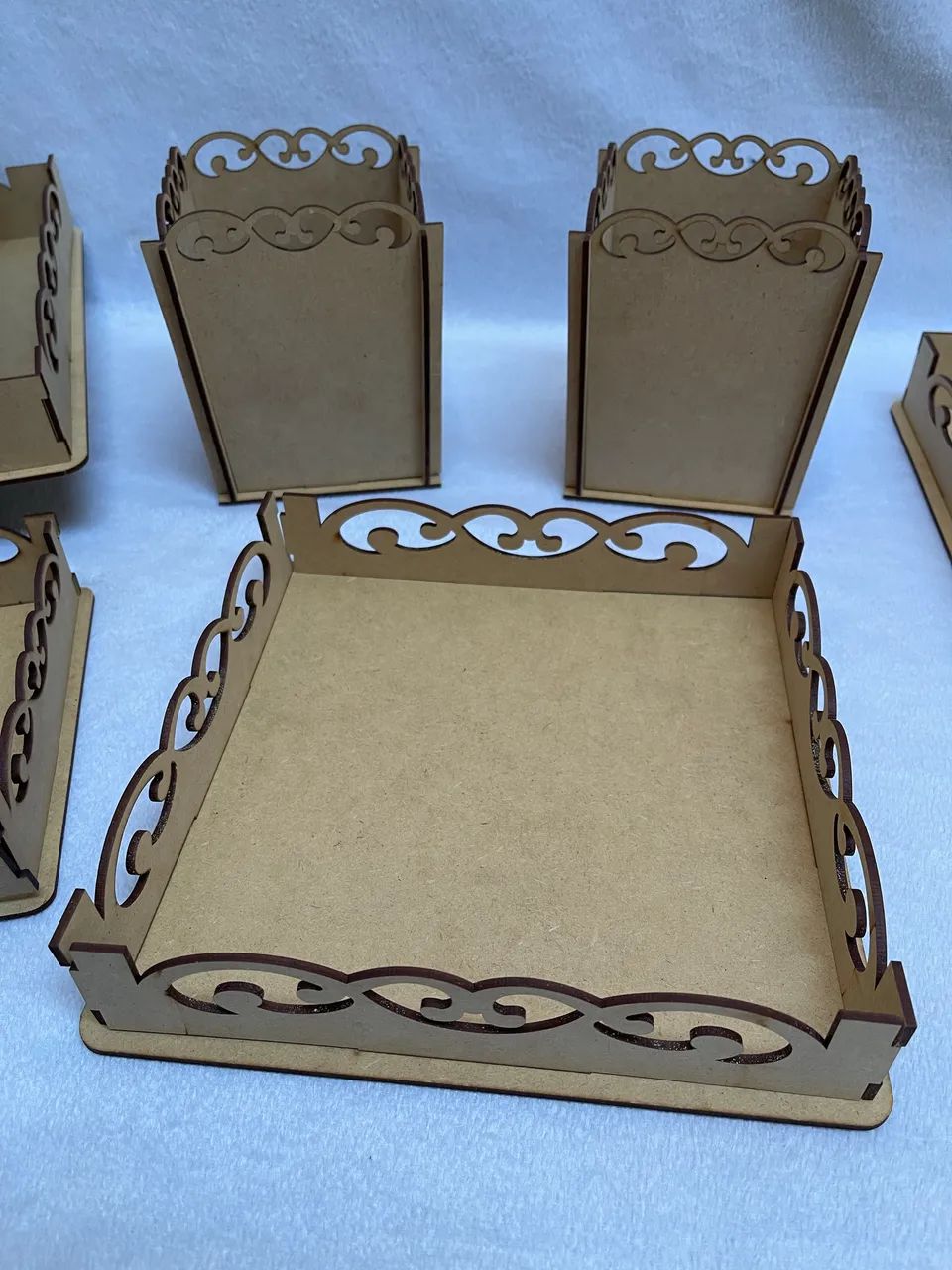 Kit Festa Provençal MDF - Torre, 3 Bandejas e 2 Cachepôs - Foto 5