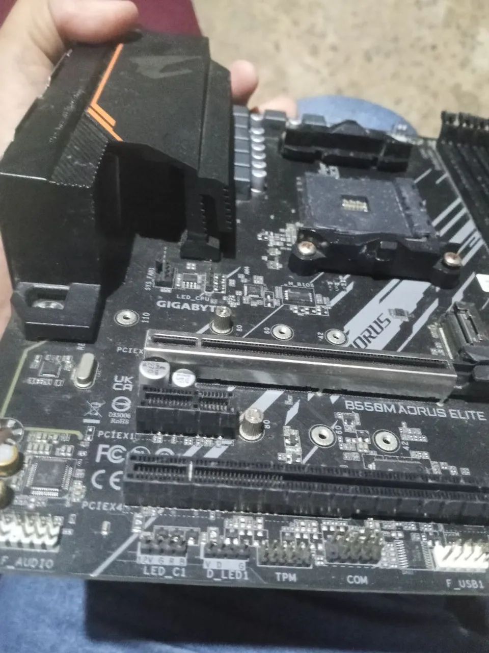 Placa mãe auros elite b550