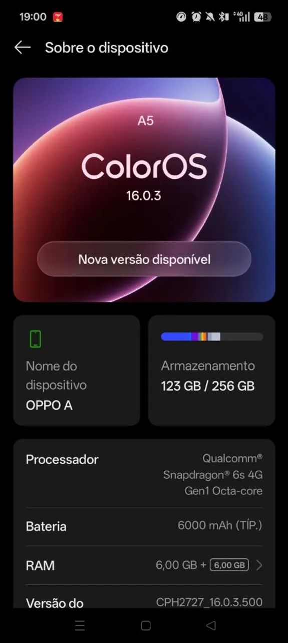 Celular usado Oppo A5 4G - Foto 3