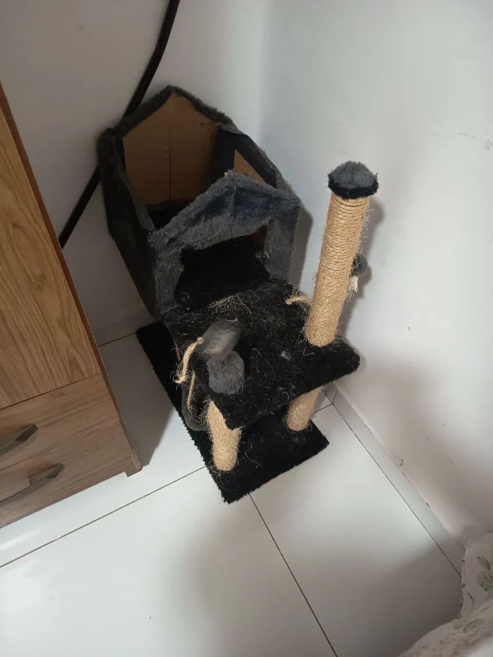Arranhador grande (2 andares + casinha)