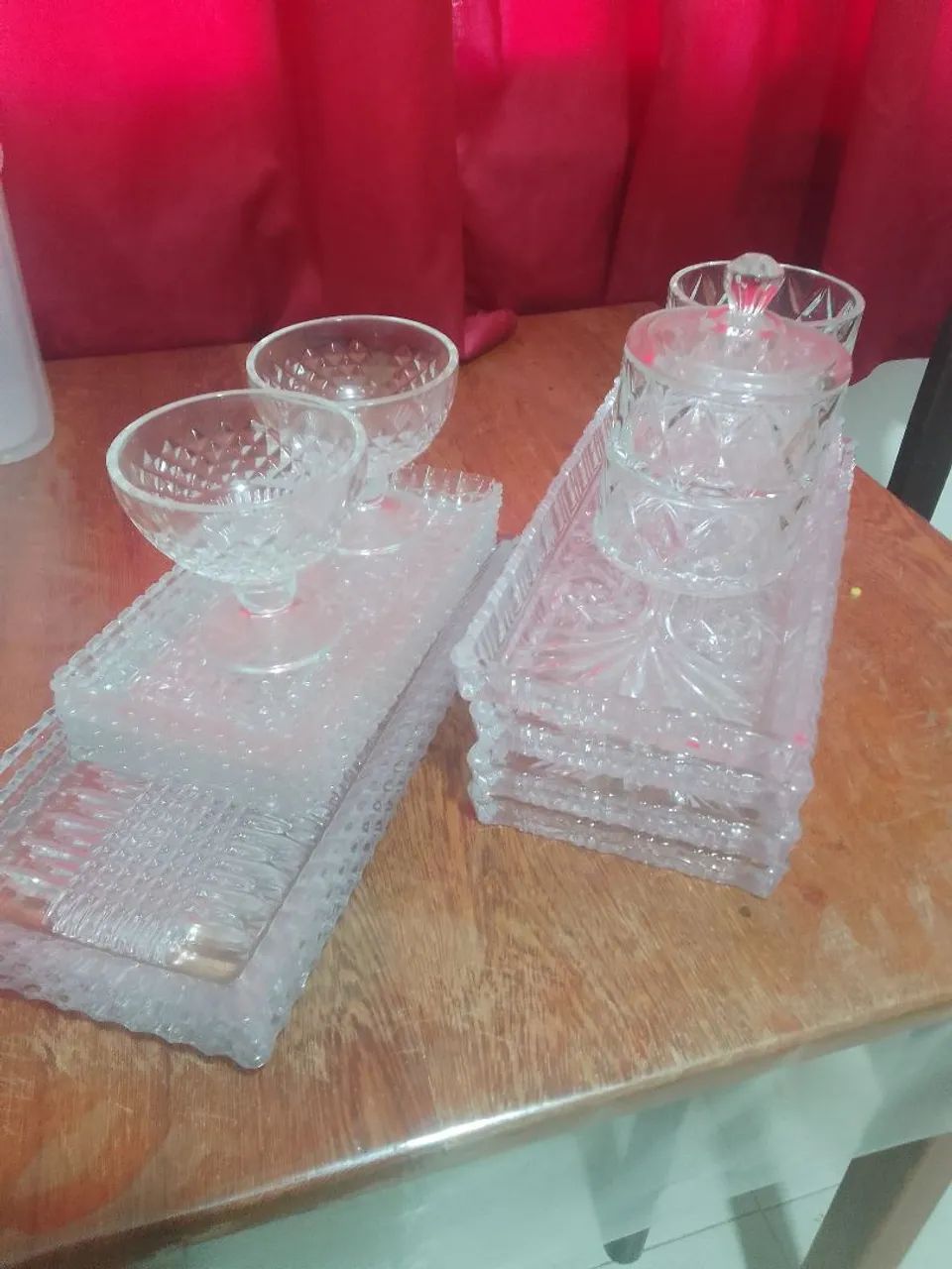 Jogo Travessas de vidro 