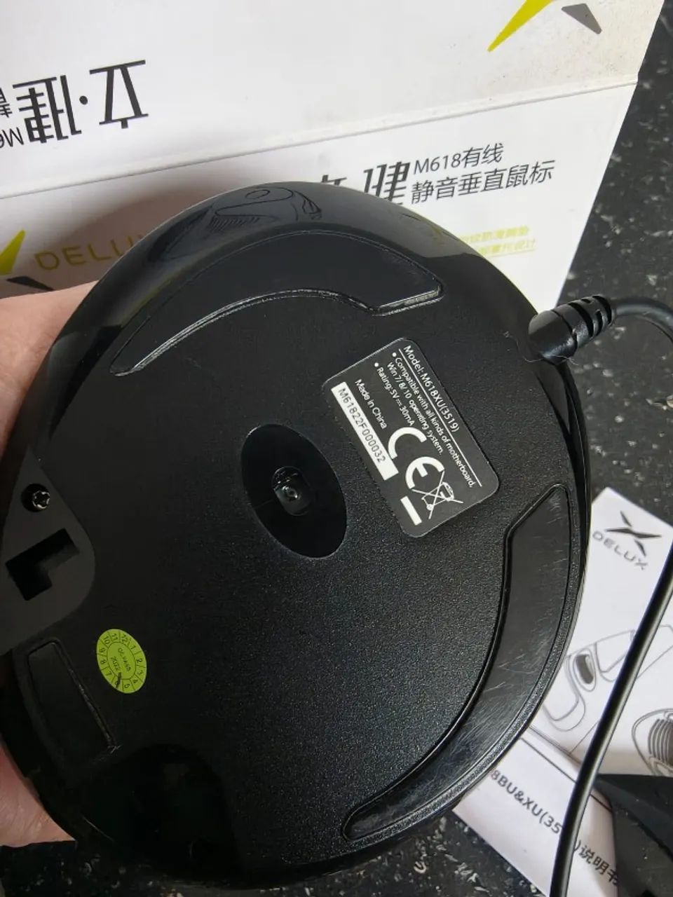 Mouse torre Delux Ergonômico Vertical - Foto 3