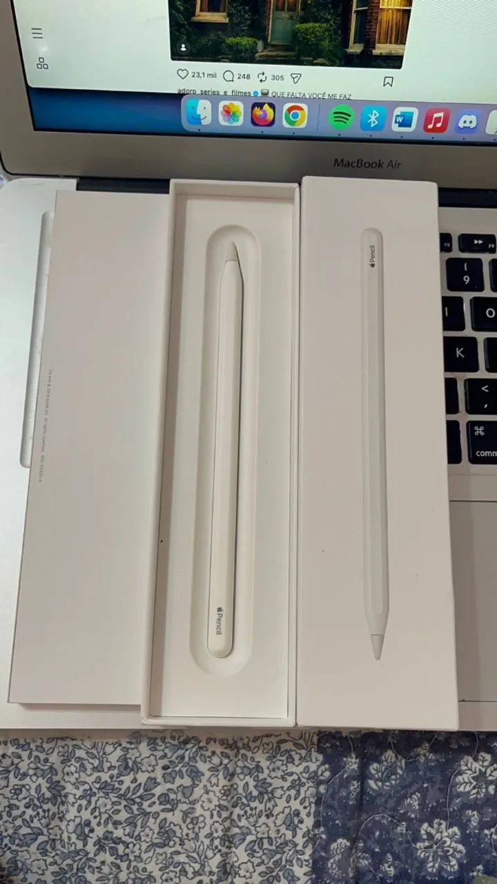 Apple Pencil 2ª Geração Original | Funcionando Perfeitamente | Com Caixa - Foto 4
