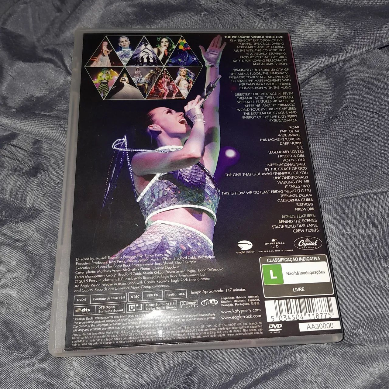 Dvd Katy perry - Prismatic tour - Foto 3