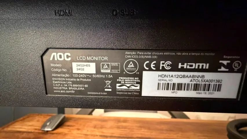  Monitor Gamer AOC Hero 24" Full HD - Foto 3