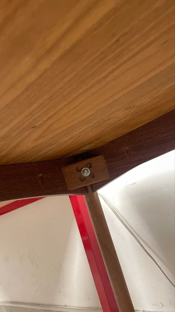 Mesa de madeira maciça retangular - Foto 3