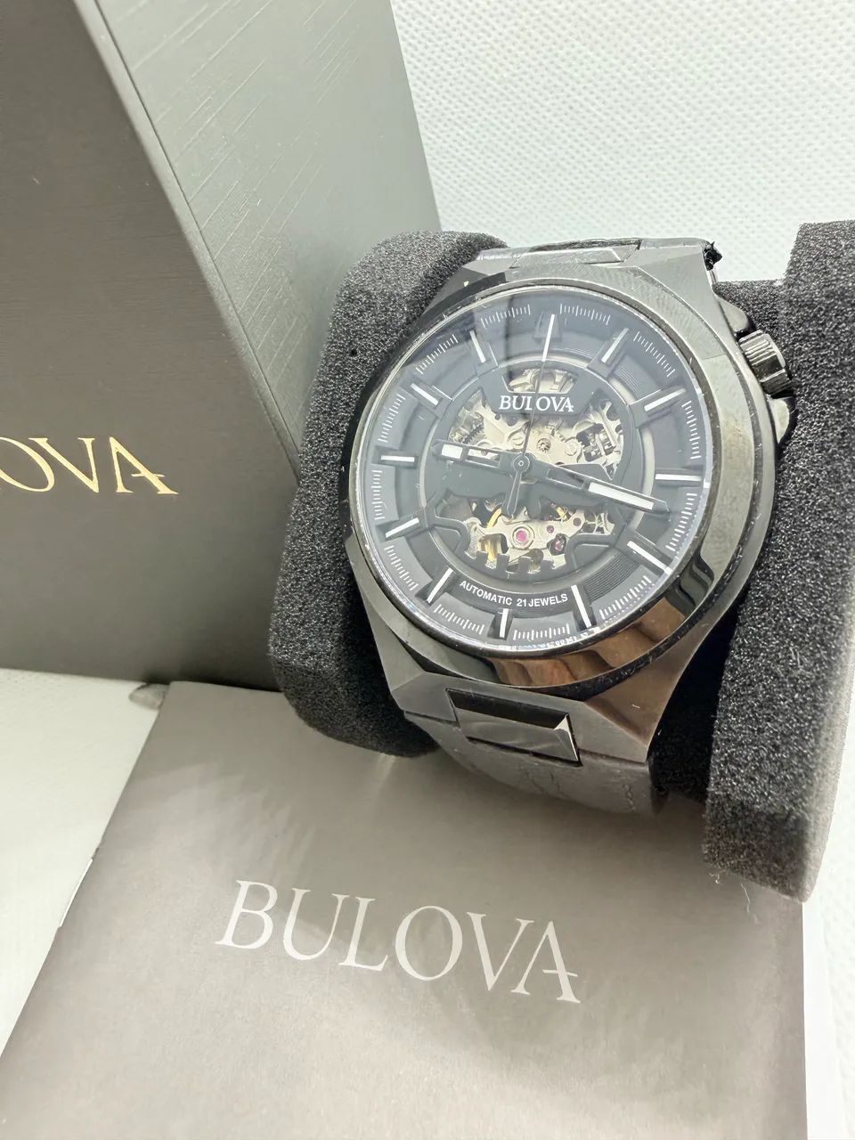 Bulova skeleton 46mm full set automatico  - Foto 5
