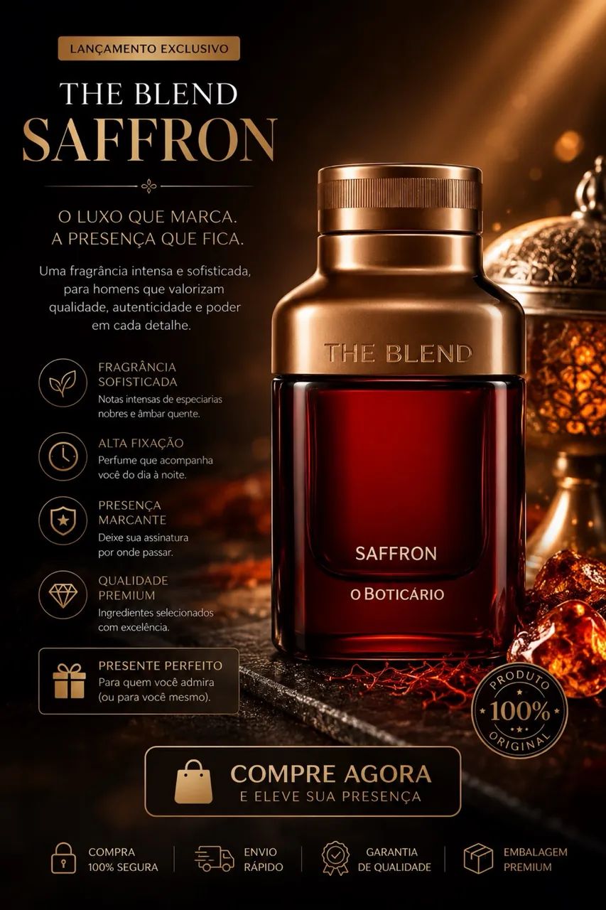 The Blend Amber Saffron Eau De Parfum 100ml