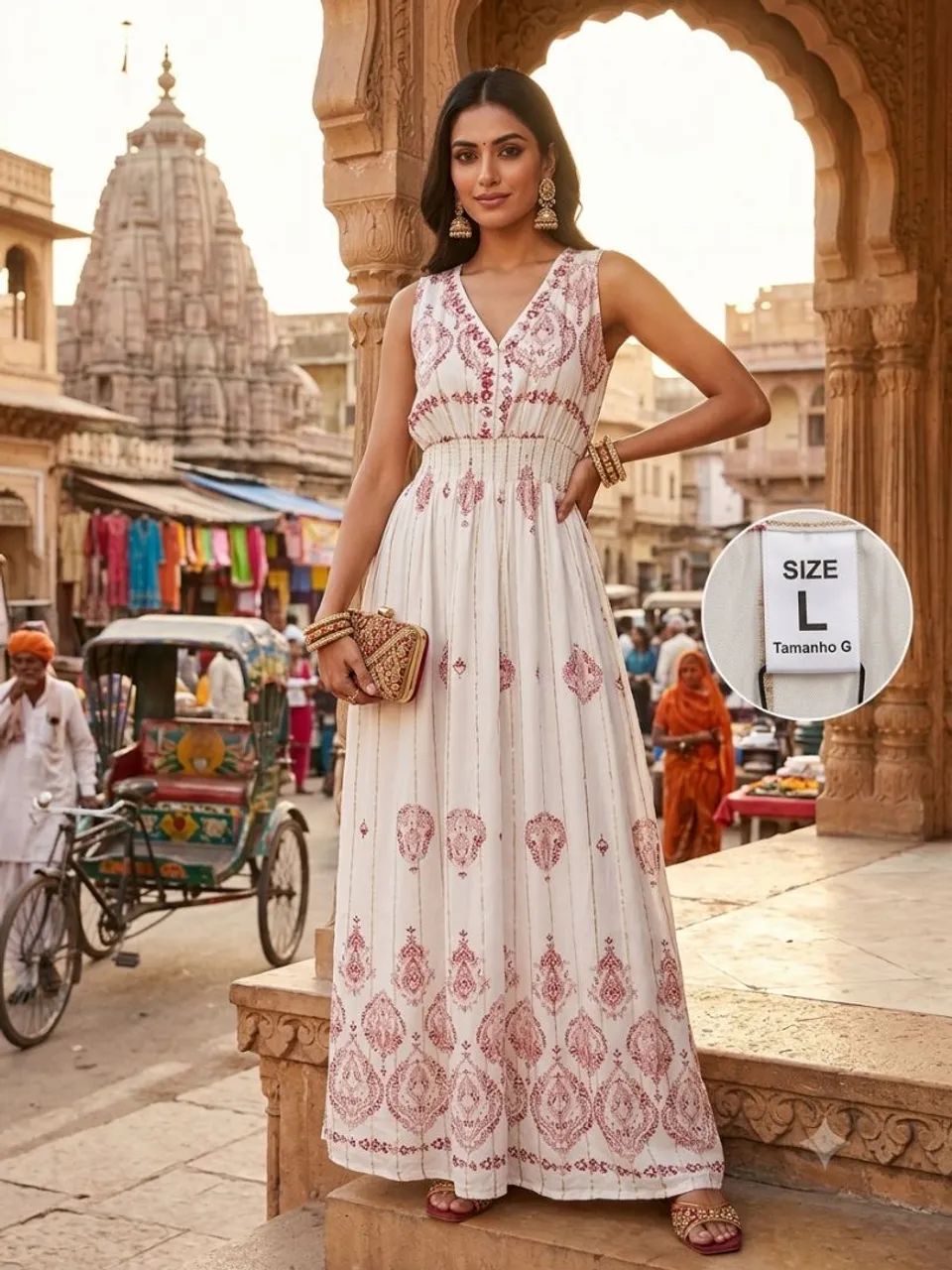 Vestido  indiano  - Foto 5