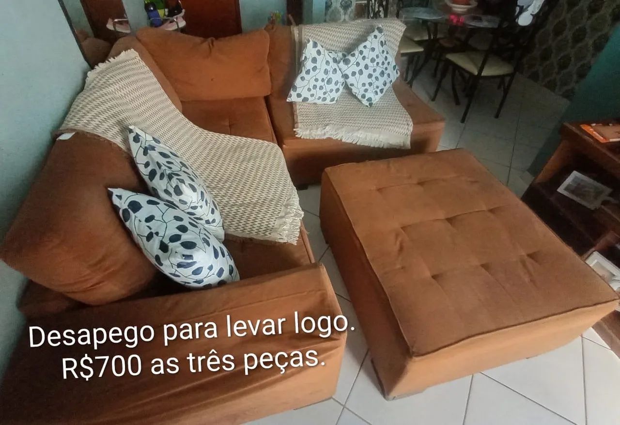 Vendo lindo Sofá de 2 e 3 lugares 458363208834099201
