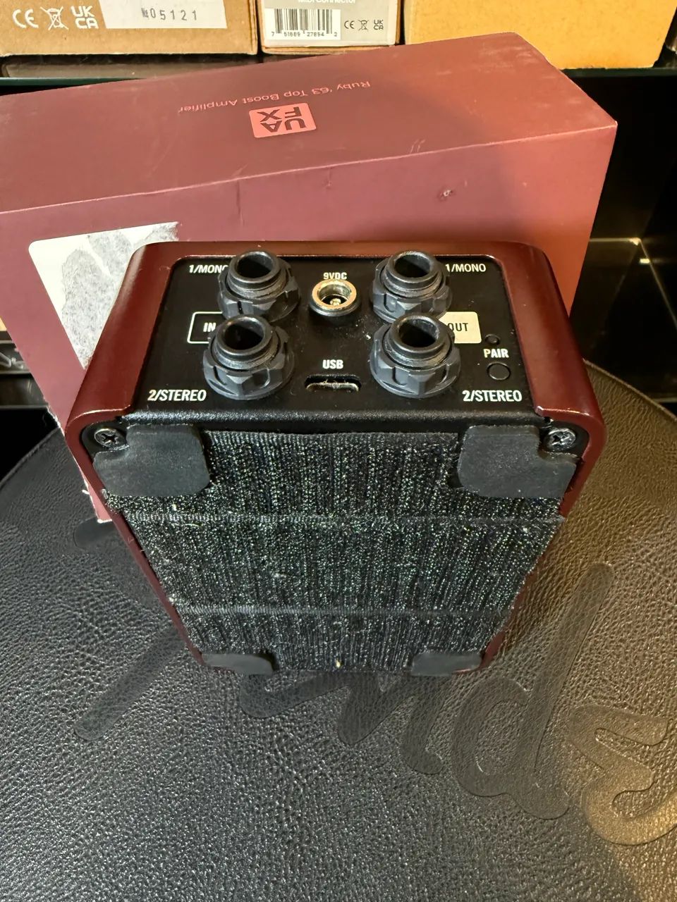 Pedal universal audio ruby vox manchado - Foto 4