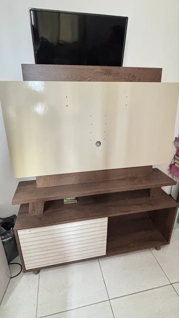 Rack + painel em ótimo estado 