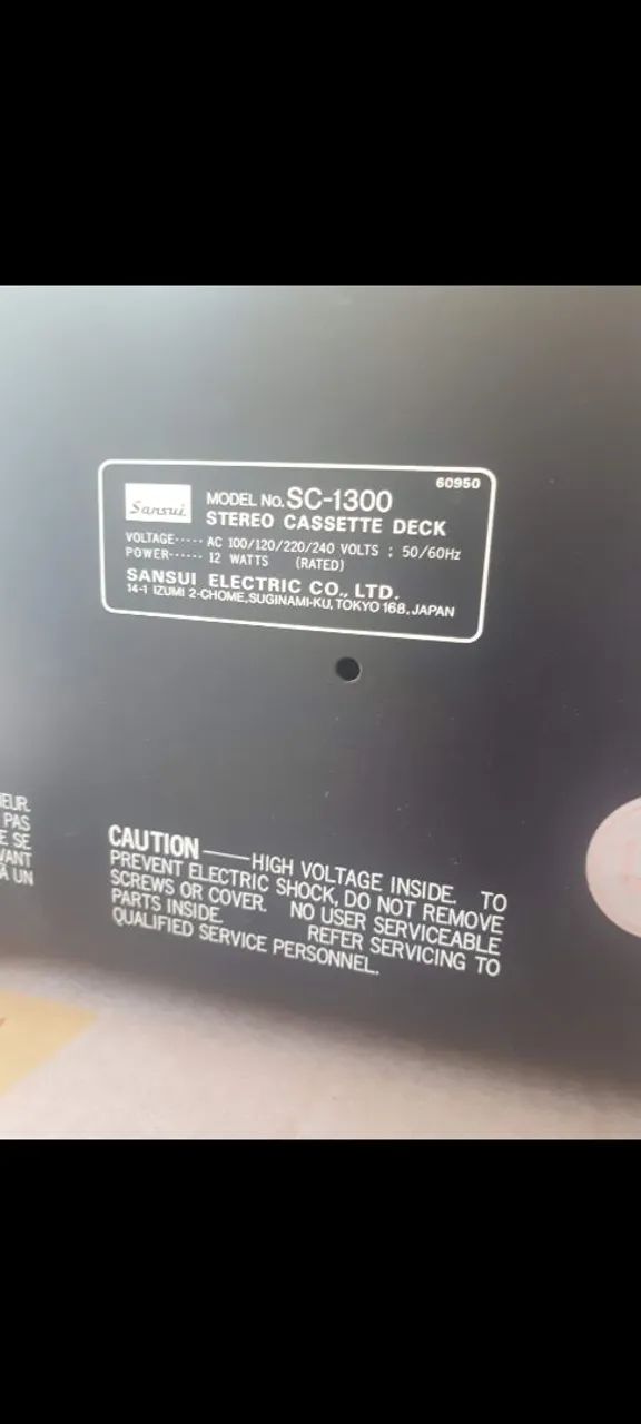 Tape deck SAMSUI SC1300 - Foto 5