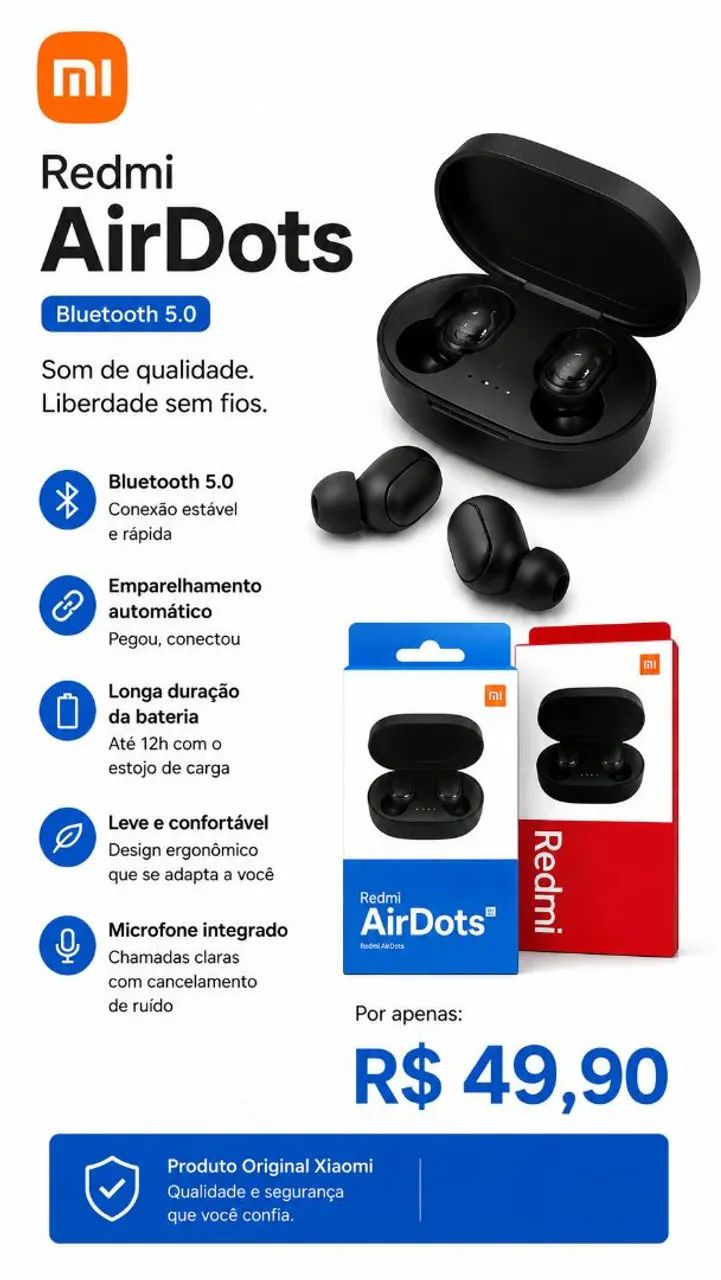 Fone de ouvido bluetooth  - Foto 2