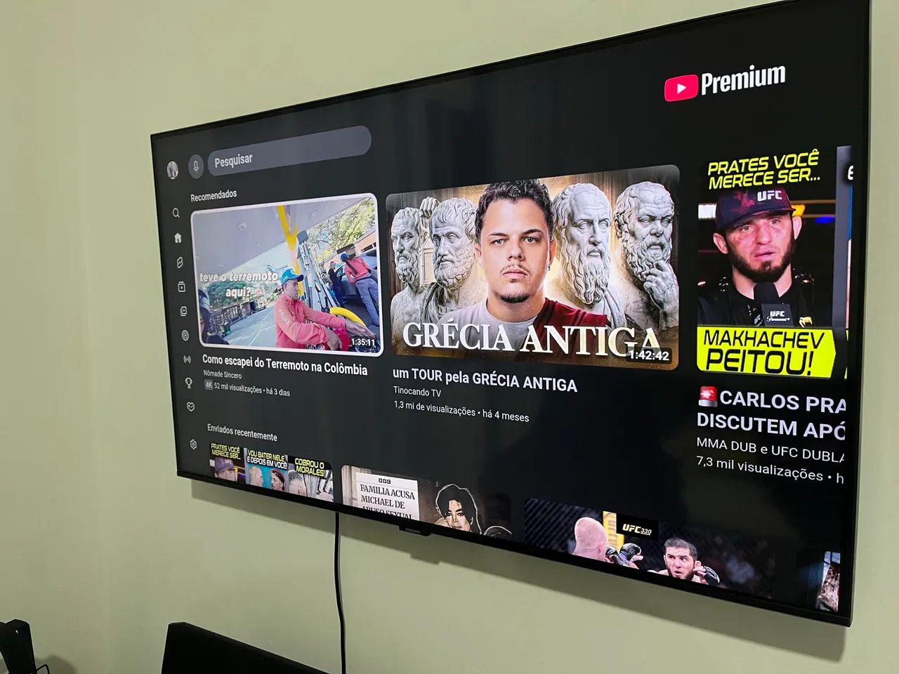 Tv Smart Samsung 43 Polegadas Crystal 4K UHD  - Foto 3