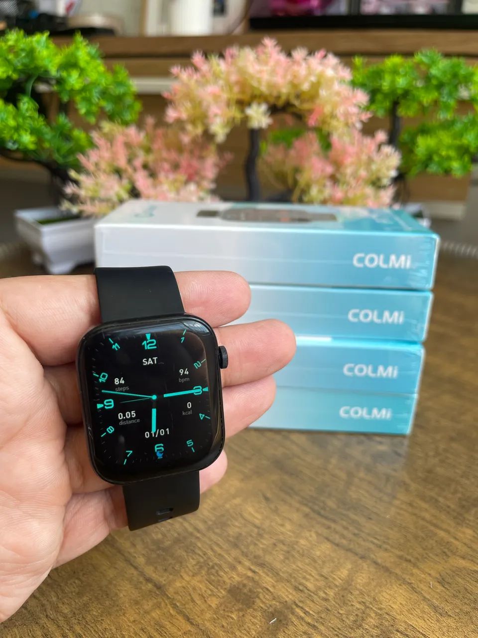 Smartwatch Colmi P71 Black Piano - Foto 2