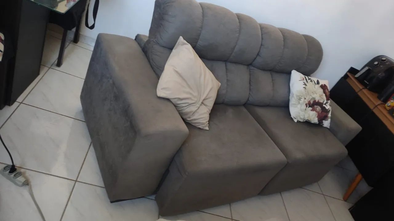 Sofá Retrátil e reclinável 2m - 3 Lugares  - Foto 4
