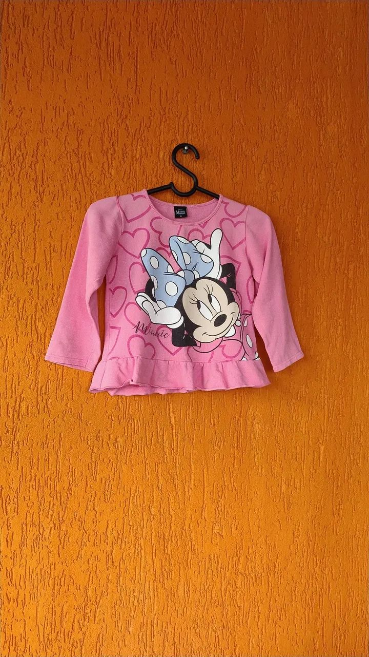 Blusa Moletom Com Babado Minnie 8