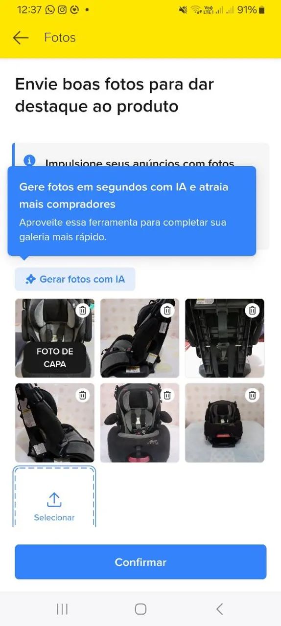 Bebê conforto e cadeirinha de 0 a 10 anos