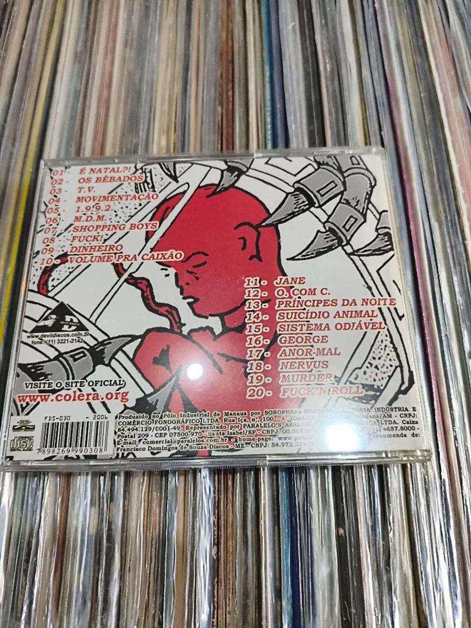 CD Cólera - Mundo Mecânico, Mundo Eletrônico - Foto 2