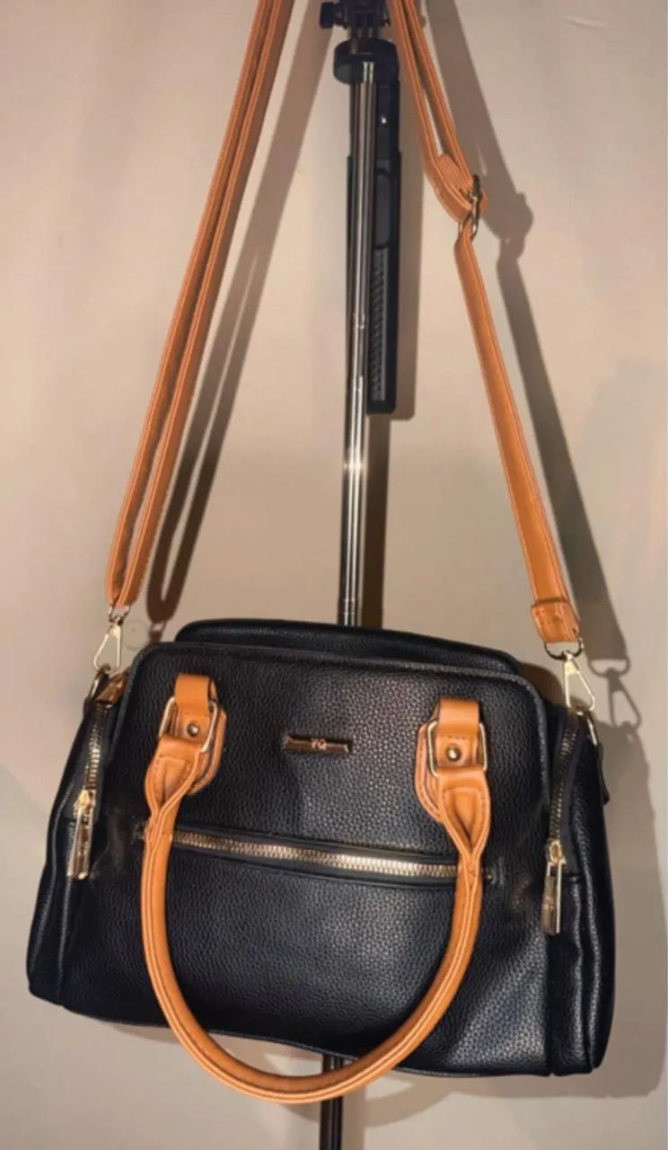 Bolsa Feminina Preta, Nova Nunca Usada - Foto 2