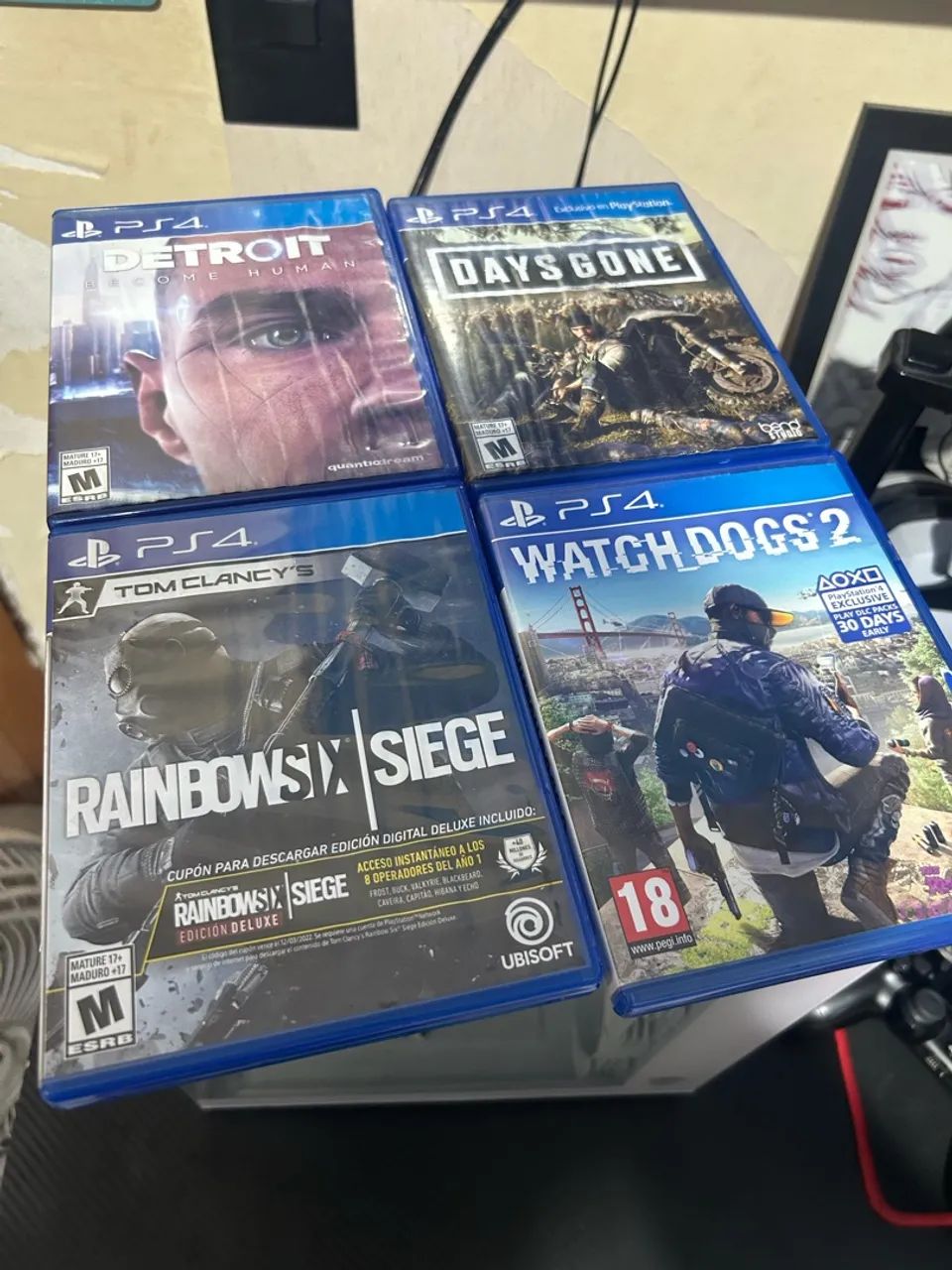 PS4 SLIM 1TB + JOGOS  - Foto 3