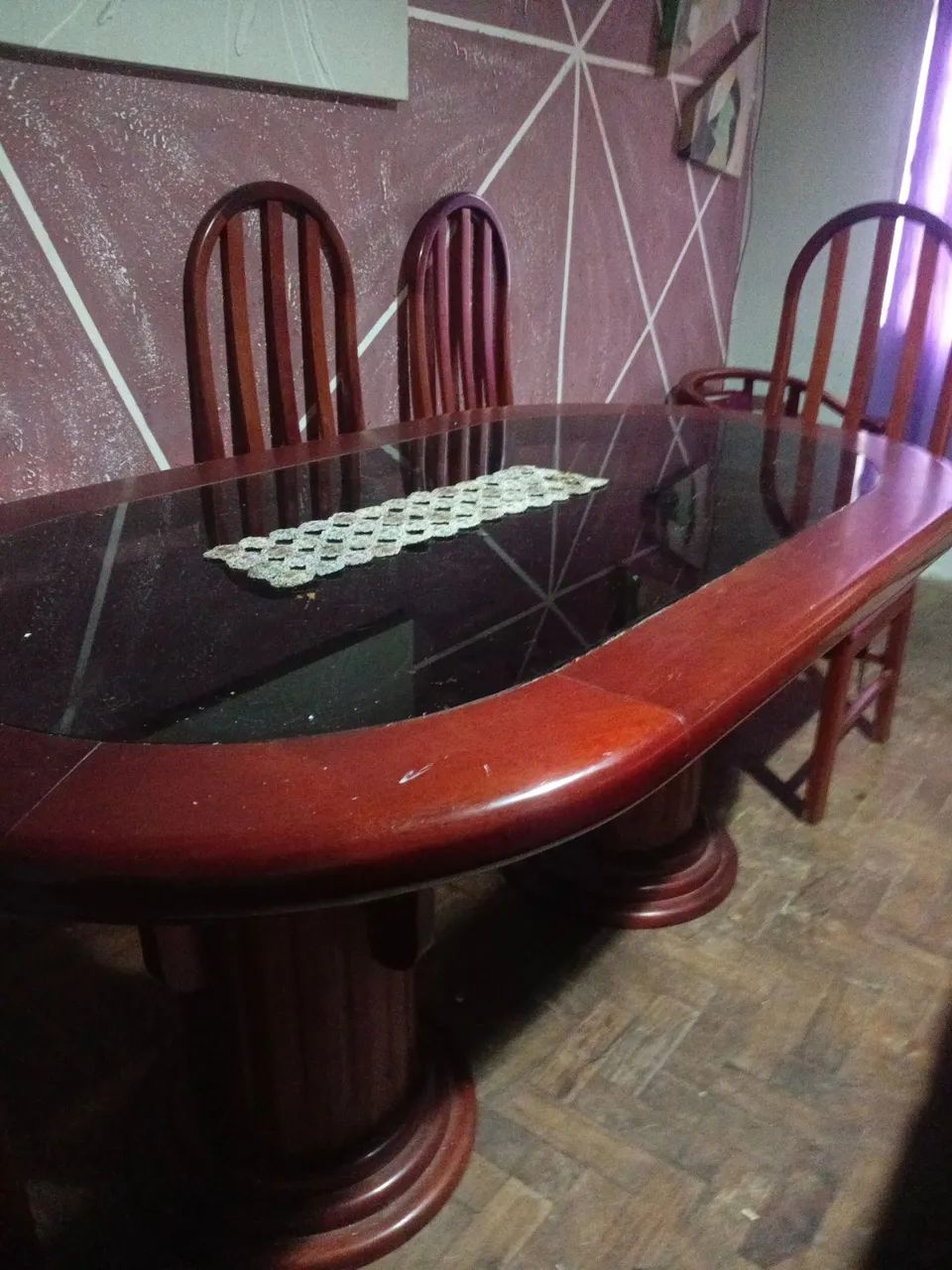 Mesa de Jantar Imbuia Maciça 