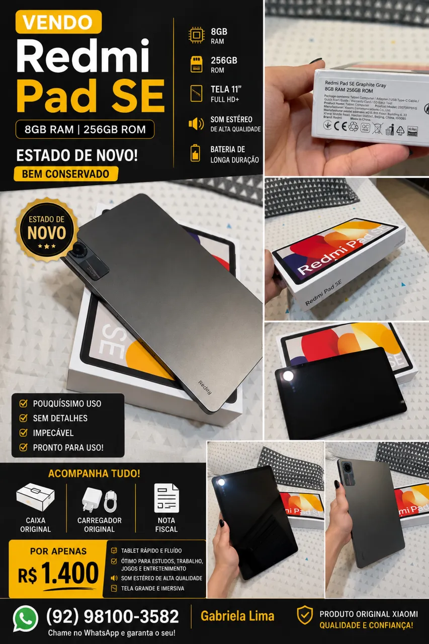 TABLET LENOVO TB328FU TAB10 64GB CINZA - Tablets e E-Readers