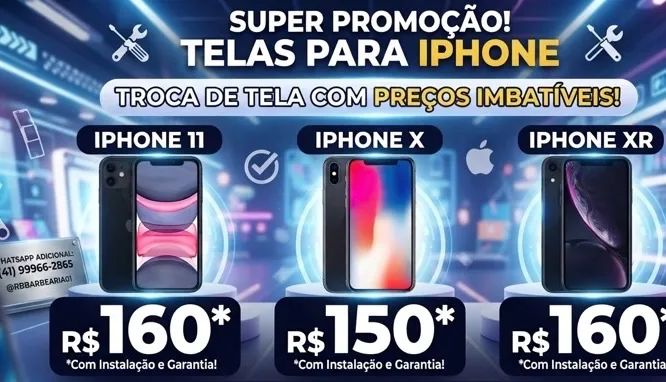 Promoção Telas de iphone  