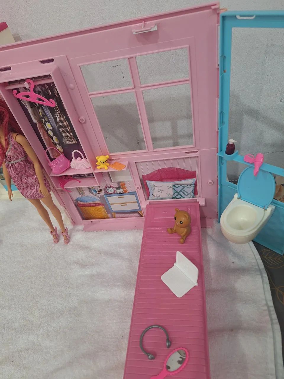 Casa dos sonhos da Barbie Glan Dreamhouse com boneca e acessórios  - Foto 2
