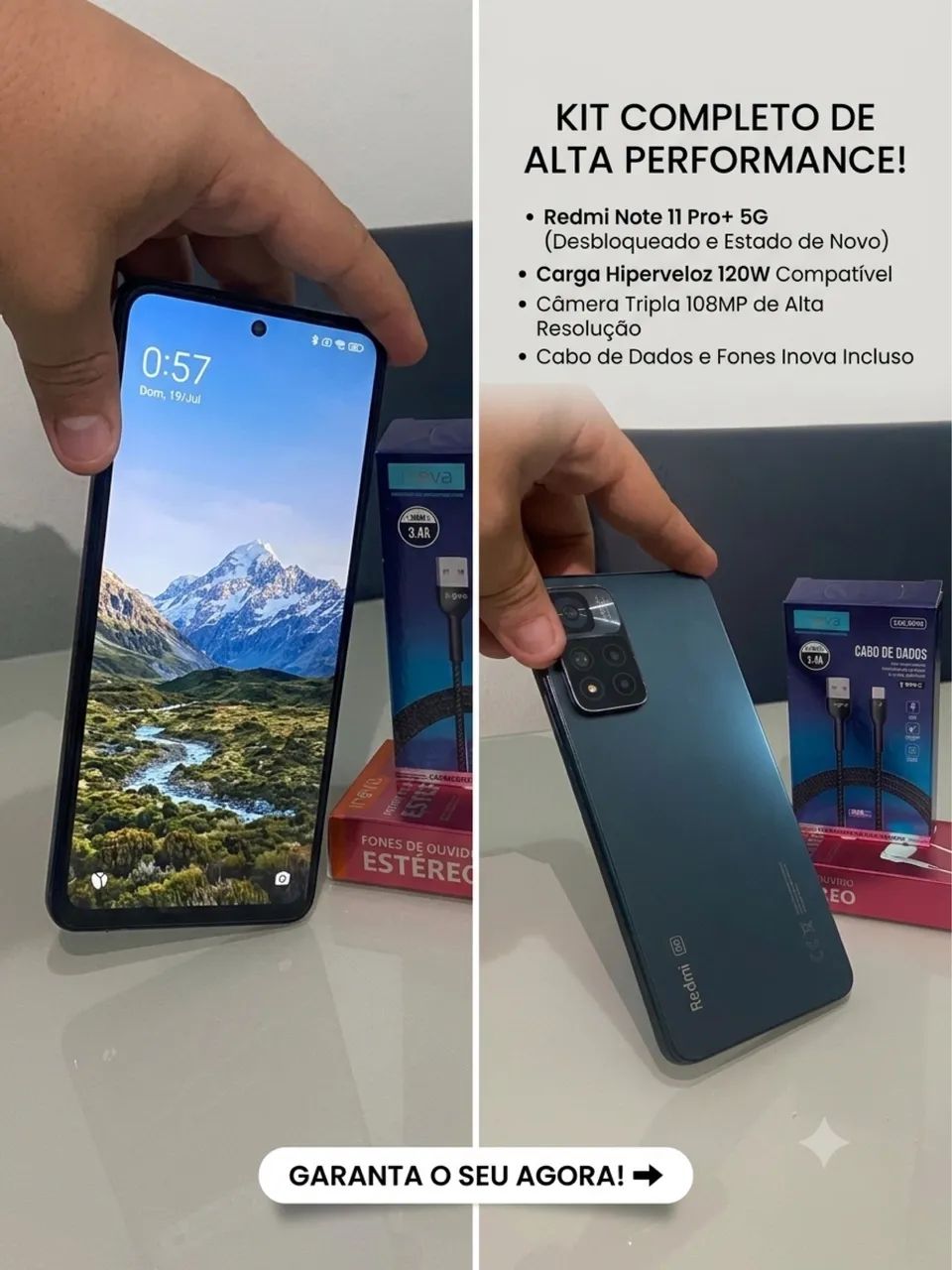 Redmi Note Pro 10 5G 128Gb - Foto 3