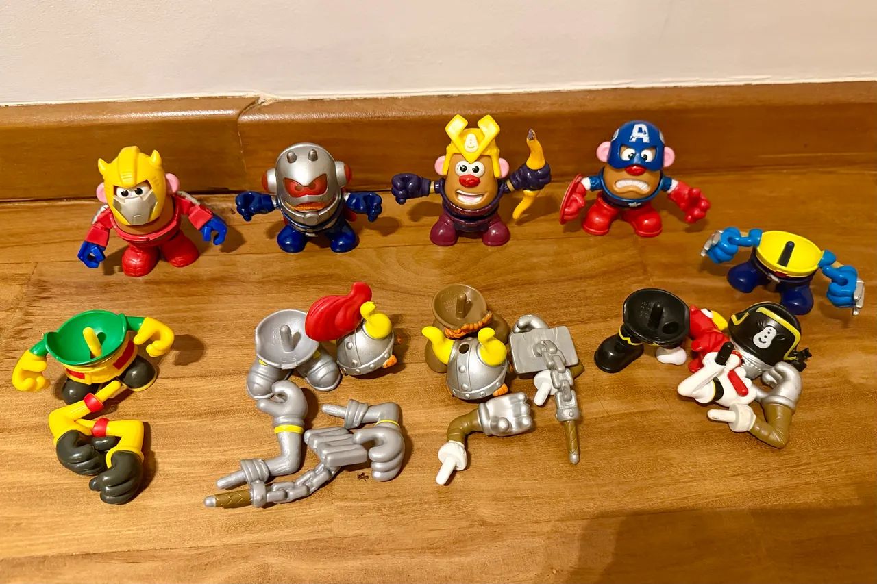 kit mini cabeça de batata hasbro - guerreiros e heróis  - Foto 5