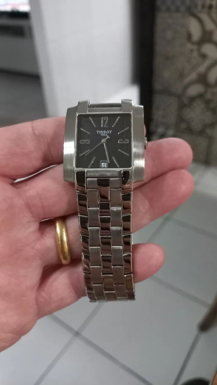 RELÓGIO (TISSOT) *TXL* -ANALÓGICO- #MOSTRADOR PRETO#  - Foto 4
