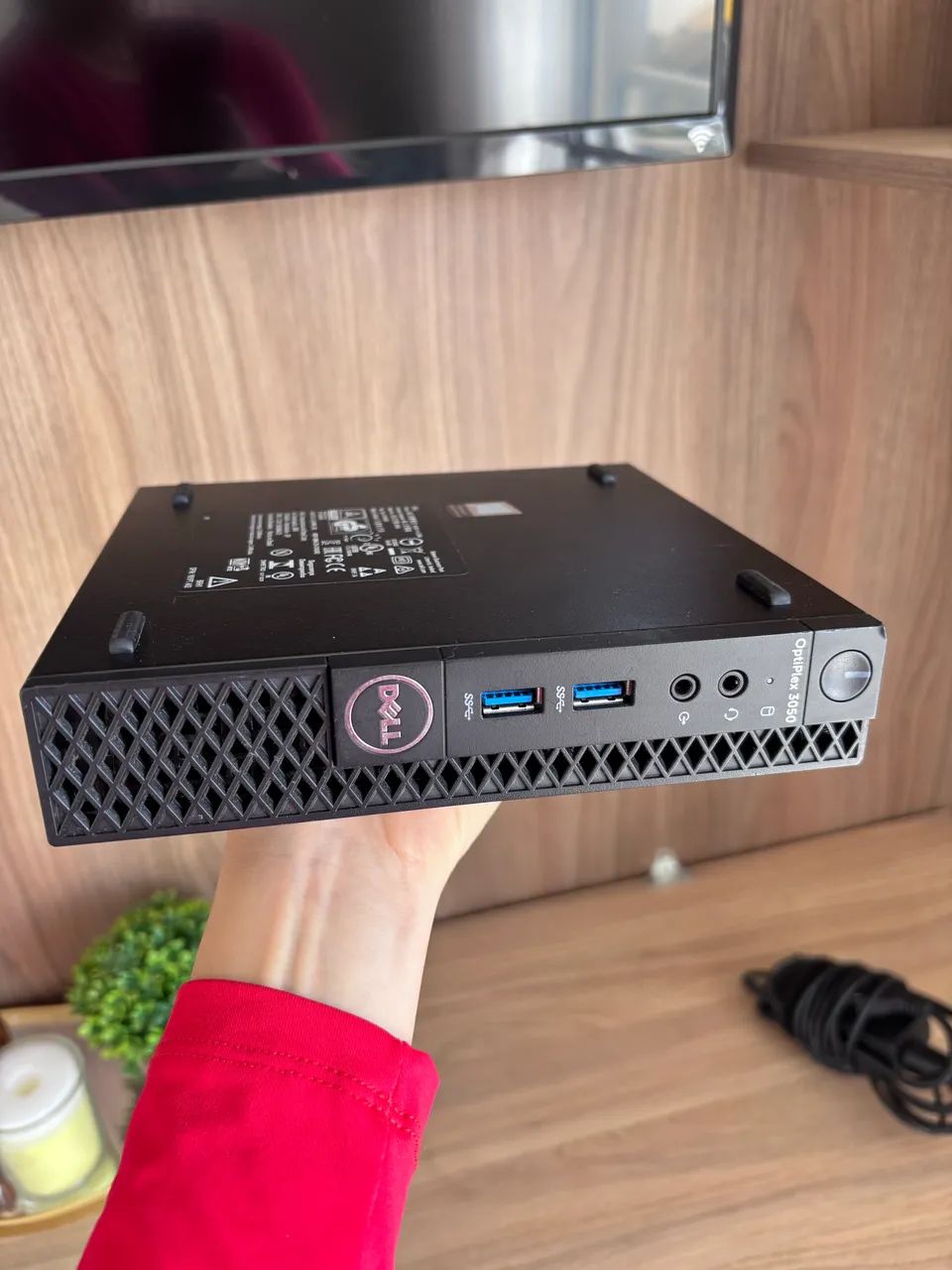 Computador Mini CPU desktop Dell Core I3 16GB 466GB SSD Windows 10