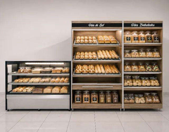 Expositor de Pães e Confeitaria - Foto 4
