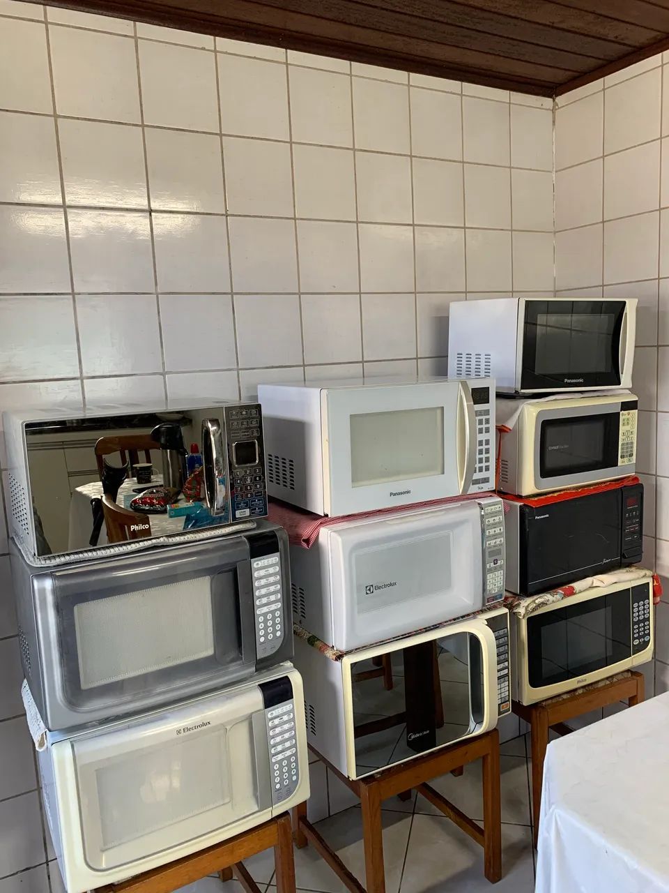 Microondas revisados com garantia!