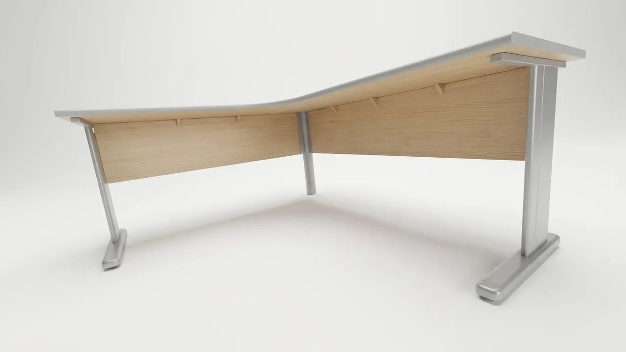Mesa de Escritório em L Reforçada  - Foto 3