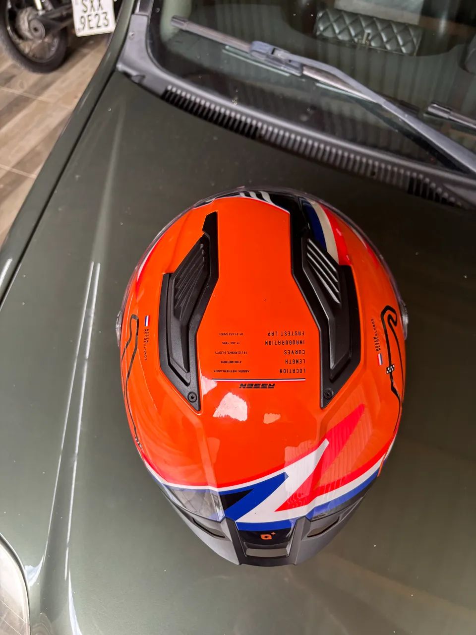 Capacete MT Stinger 2 Holanda número 57/58  - Foto 4