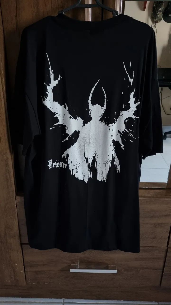 Camiseta oversized Pinkmonstera Beware - Foto 2