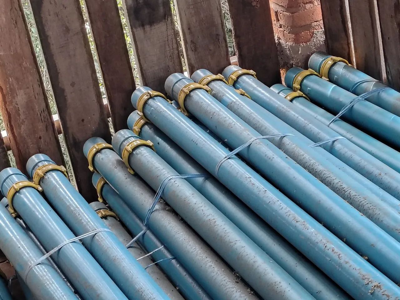 motor e encanamentos usados para irrigação agricola - Foto 5