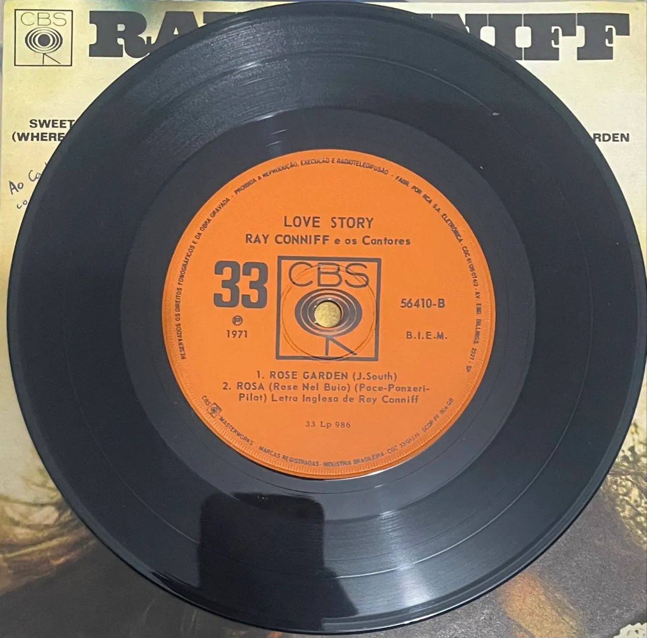 Ray Coniff Love Story 1971 Vinil Compacto - Foto 3